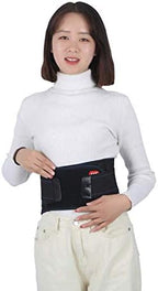 Breathable Lumbar Brace,Far Infrared Lumbar Belt for Men Women Back Support Belt 24 Magnets Fever (Size : M)