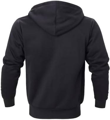 Facitisu Flannel Hoodies for Men Sherpa Lined Heavy Fleece Plaid Jacket Mens Coats Plus Size Big Tall