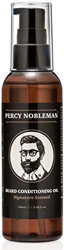 Beard Oil by Percy Nobleman - Newly Available Scented Blend. (100ml) Beard Conditioning Oil with a Special Mixture of Quality Ingredients that Softens and Conditions Your Facial Hair.