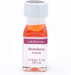 LorAnn Oils Super Strength Flavoring - Used For Candy Making, Flavoring, Baking, Hard Candy, & Flavor Oils - Bold, Natural Flavors 4X Stronger Than Extracts - Strawberry, Pack of 2, 0.125 fl oz