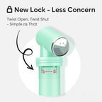 Easy@Home Portable Bidet for Travel: Peri Bottle for Postpartum Care - Handheld Sprayer for Women & Men | 380ml(12.8oz) Large Personal Hygiene Cleaning Bottle | BPA-Free | EPB-01 Green