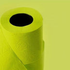Renova Lime Green Toilet Paper 3-Ply - Ideal for Decorating Your Home or Office - Pack of 6 Compact Rolls- 140 Sheets - Eco-label Certified - Dermatologically Tested - Septic Safe - Sustainable & Soft