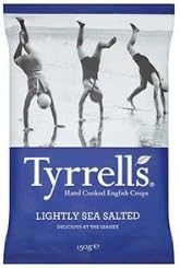 Tyrells Lightly Salted Chips 150 g (Pack of 12)