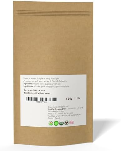 EcoEcho Organic Cloves Ground - 454g / 1 Lb