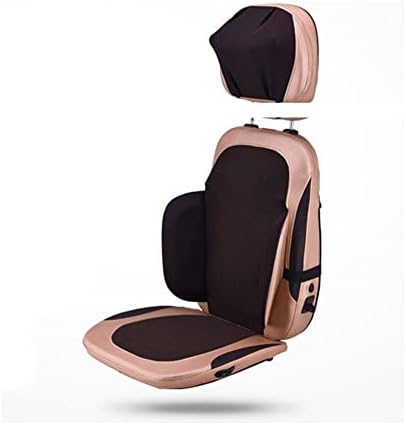 Shiatsu Neck & Back Massager with Heat, Deep Tissue Kneading Massage Chair Pad, Full Body Muscle Pain Relief Massager, Massage Seat Cushion Pad for Home Office (Brown)