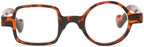 Classic Reading Glasses for Seniors Stylish Frame with Round and Square Lenses, Unisex Readers for Men and Women