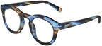 Peepers by PeeperSpecs Oprah's Favorite Things Women's Round Stardust Blue Light Blocking Reading Glasses