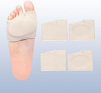 2 Pairs Metatarsal Pads with Gel Pad for Women and Men, Foot Pads for Ball Pain Relief, Morton's Neuroma, Metatarsalgia Support(Beige,Large)