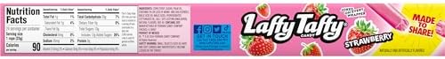 Laffy Taffy Rope Candy, Strawberry Flavor, 0.81 Ounce Ropes (Pack of 24)