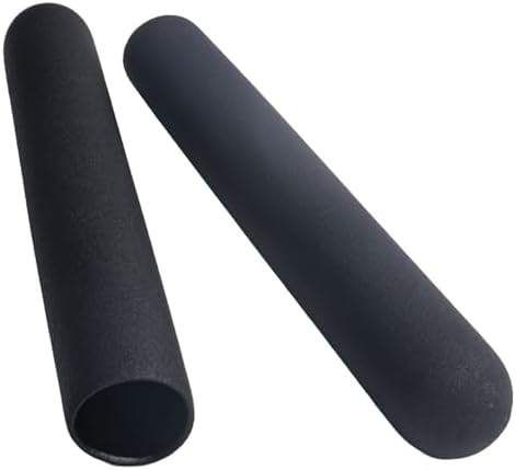 2 Pack Fitness Equipment Handle Grips PVC Non-Slip Handlebar Covers for Gym Exercise Machine Bicycle Gardening Tools Multiple Sizes 20-31mm Inner Diameter