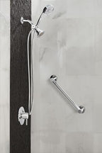 Moen YG0424BN Bathroom Safety 24-Inch Stainless Steel Modern Bathroom Grab Bar, Brushed Nickel