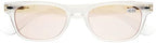 Eyekepper Computer Glasses Comfortable Tinted Lens Computer Eyeglasses,Matte Clear Frame +3.50