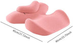 harayaa Memory Foam Massage Neck Pillow Breathable Resuable Multipurpose Beauty Salon Support Pillow for Sleeping Bedroom Salon Women, Pink