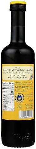Mazzetti Balsamic Vinegar of Modena PGI, 16.9 Fl Oz, Versatile, Light & Zesty, Perfect for Salad Dressings, Vinaigrettes & Marinades, Crafted in Italy