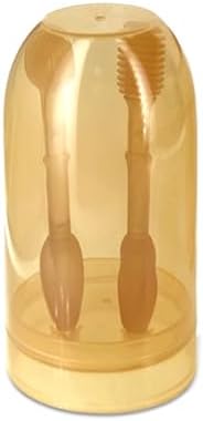 2pcs Baby Toothbrush Food Grade Silicone Children Teeth Cleaning Massage Dental Care Tongue Brush for 0-18 Month Kid Milk Toothbrush: Silicone + U