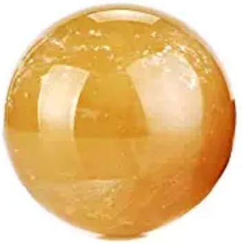 Feng Shui Natural Citrine Crystal Sphere Ball - Feng Shui Crystal for Wealth and Success