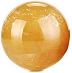 Feng Shui Natural Citrine Crystal Sphere Ball - Feng Shui Crystal for Wealth and Success