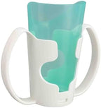Asixxsix Adult Sippy Cup, Beveled Mouth Transparent Patient Care Cup, Spill Proof Cups with Holder for Bedridden Elderly Disabled Postoperative Swallowing Dysfunction