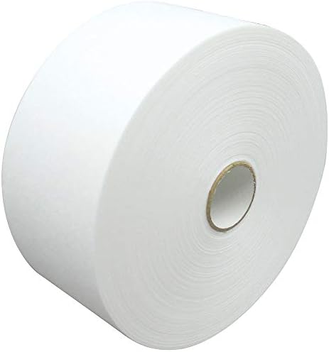 ForPro Non-Woven Epilating Roll for Body and Facial Hair Removal, Tear-Resistant, Lint-Free, 3” x 100 Yards, White