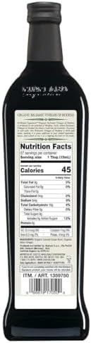 Kirkland Signature Organic Balsamic Vinegar, 1 Liter (33.81 Fluid Ounce)