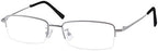 Readers Half Rim Mens Womens Reading Glasses (+0.50 to +6.00 Strengths)