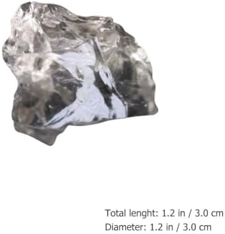 100g Quartz Mineral Specimen Natural Silica Ore Sample White Crystal Stone for Geology Teaching and Science Education