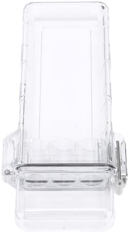 Pwshymi Water Proof Compact Storage Box for Outdoor Activities, Plastic Clear Holder Case for Camping Travel