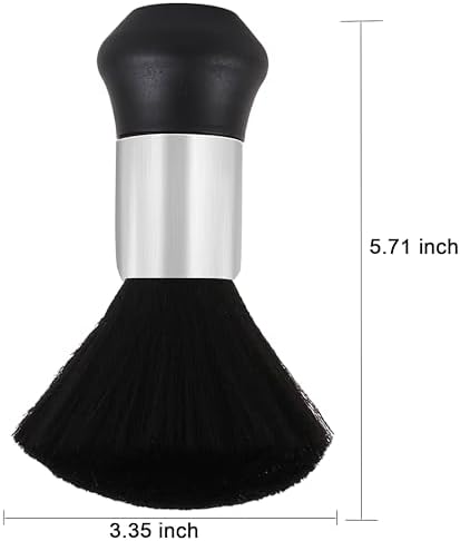 Large Neck Duster Brush Professional Barber Neck Duster Brush Soft Barber Face Cleaning Hairbrush Nylon Hair Cutting Kits Barber Accessories Cleaning Supplies