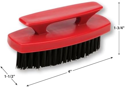 Performance Tool 20222 Heavy Duty Nylon Bristle Brush with Easy Grip Handle for Tough Cleaning Jobs