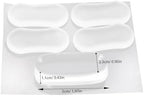Veemoon 20pcs Silicone Toilet Seat Bumper Pads Durable Cushioning Gasket for Bidet Attachments Shock-absorbing Design with Strong Adhesive for Easy Installation