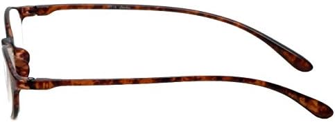 Calabria 719 Flexie Oval Flexible Reading Glasses Men Women Trendy Bendable Readers Lightweight TR 90 Frame Durable Eyeglass