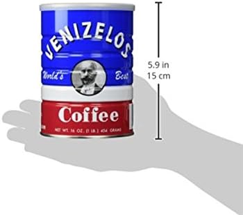 Venizelos Greek Style Ground Coffee, 1 lb Jar (2 Pack)