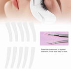 10Pcs Grafting Eyelashes Tips Covers, Non Slip Elbow Tweezers Protective Cover, Soft Silicone Tweezer Point Protectors Cap for Beauty Salon, Makeup College, Transparent
