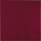 Creative Converting Paper Napkins, 3-Ply Luncheon Size, Burgundy Color, 50-Count Packages (Pack of 5)