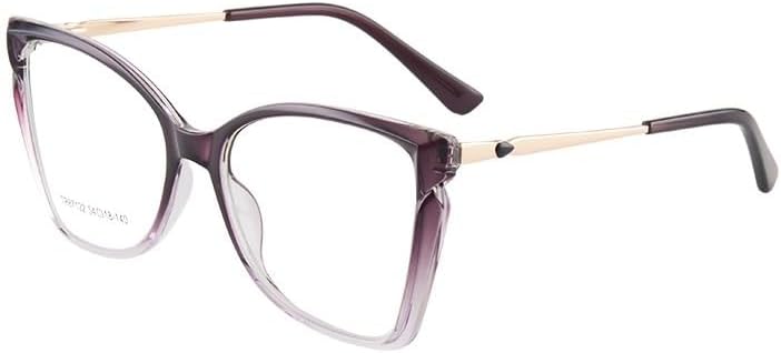 Anti Eye Strain Reading Glasses Blue Light Blocking Oversized Computer Readers Flat Light Mirror Presbyopic Glasses