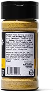 Kinder's Organic Cracked Pepper and Lemon, Premium Quality Seasoning, MSG Free and USDA Certified Organic, 3.5 oz