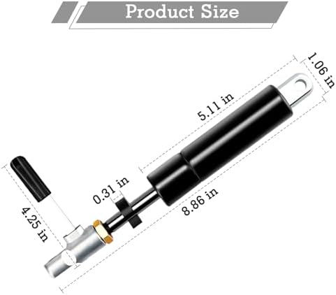 709402419 Steering Column Adjustment Cylinder Shock, Compatible with Can-Am Commander 700 800 1000 Maverick 1000R X3 Turbo Trail 700 1000 Defender HD7 HD9 HD10, Replace 709400656 709402506