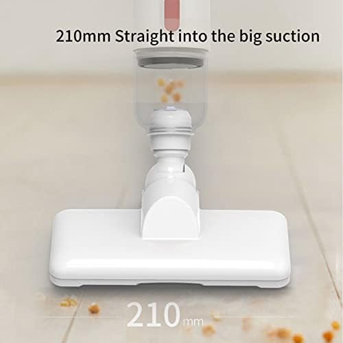 Wireless Vacuum Wireless Chargeable Smart Vacuum Cleaner Handheld Cordless Dual Use Mini Big Suction Multifunction Car&Home Vacuum Cleaner (Color : White)