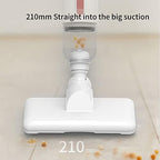 Wireless Vacuum Wireless Chargeable Smart Vacuum Cleaner Handheld Cordless Dual Use Mini Big Suction Multifunction Car&Home Vacuum Cleaner (Color : White)
