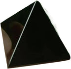 1pc 3.5-4.5cm Crystal Pyramid, Black Obsidian Pyramid, Home Living Decor, Crystal Decor