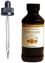LorAnn Butterscotch SS Flavor, 4 ounce bottle - Includes a threaded Glass Dropper