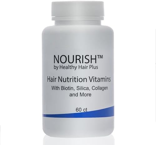 NOURISH Hair Nutrition Vitamins - Grow Longer, Stronger Hair & Nails While Improving the Appearance of the Skin - Hair Growth Vitamins for Women - Hair Growth Vitamins for Men