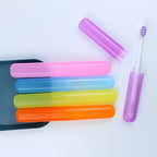 Portable Toothbrush Case Set 3 Pack Travel Toothbrush Storage Holder Breathable Lightweight Compact For Household Camping