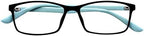 Mens Womens +3.00 Blue Retro Photochromic Reading Glasses Readers Spectacles Eyeglasses Student Eyewear