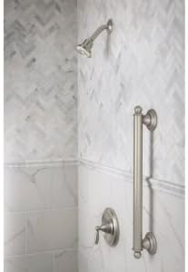 Moen YG2212ORB Bathroom Safety 12-Inch Stainless Steel Traditional Bathroom Grab Bar, Oil-Rubbed Bronze