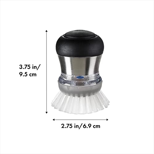 OXO Steel Soap Dispensing Palm Brush