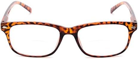 Readers.com Reading Glasses: The Williamsburg Bifocal square Style for Men and Women