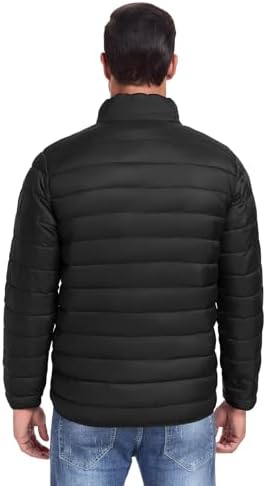 Zoofly Mens Winter Coats Thermal Lightweight Puffy Jackets Men Waterproof Warm Puffer Coat with Zip Pockets