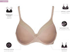 Bali Women's Seamless Underwire Bra, One Smooth U Smoothing Underwire Bras for Women, Convertible Straps, Ultra Light