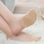 SooGree Ball of Foot Cushion Socks Women Toe Cover with Padding Toe Topper Liner Socks No Show Half Sock with Sponge Cushion